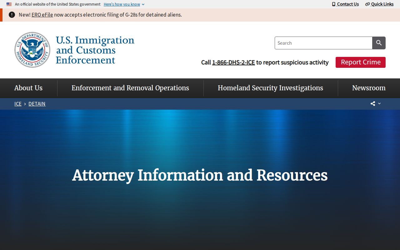 ICE release locator scope for Cumberland County custody questions